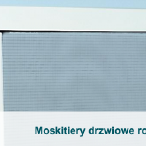 Moskitiery drzwiowe rolowane