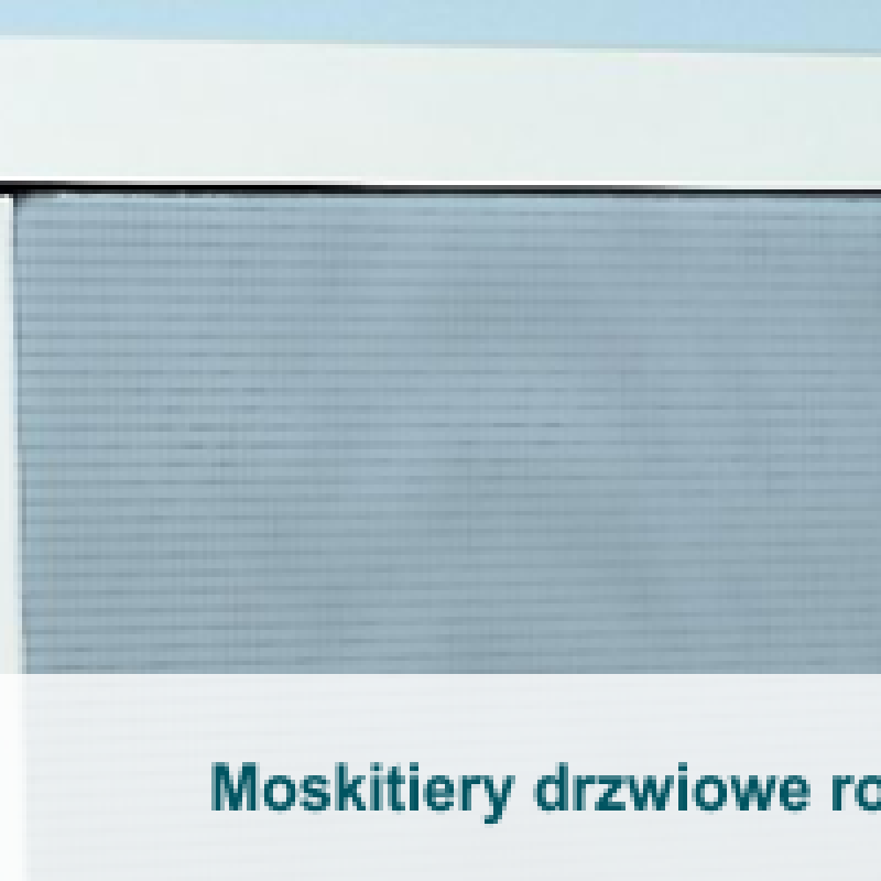 Moskitiery drzwiowe rolowane