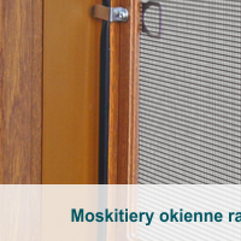 Moskitiery okienne ramkowe